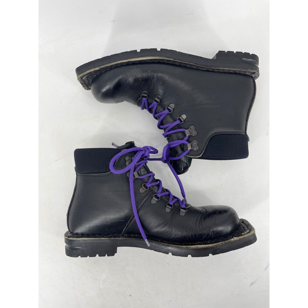 Alico Leather Cross Country Ski Boots Unisex Black Good 75mm Nordic Norm Vibram - Picture 5 of 10
